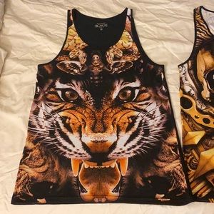 2 men’s tank tops size Large limited edition